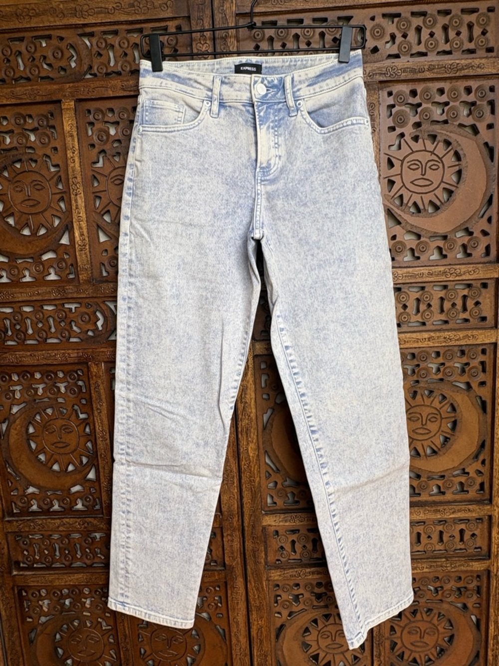 Express TALL Mid-Rise Boyfriend Cropped Straight-Leg Jeans - 2L Long